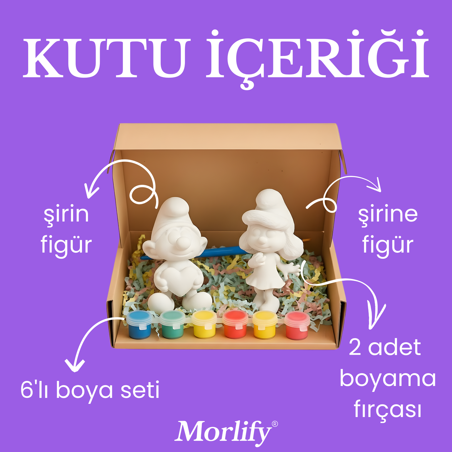 Şirin & Şirine Couple Boyama Seti