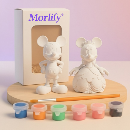 Mickey & Minnie Mouse Couple Boyama Seti