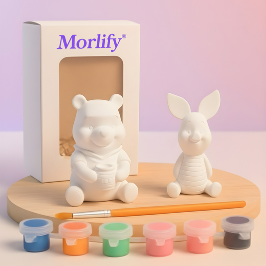 Winnie The Pooh & Piglet Couple Boyama Seti